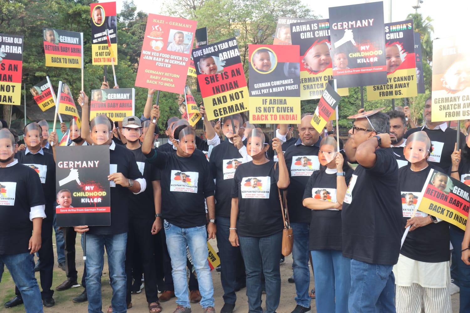 Massive Protests in Mumbai: Ariha Shah's Justice Campaign Gains Momentum as Gujarati and Business Communities Rally Outside German Consulate and Azad Maidan
